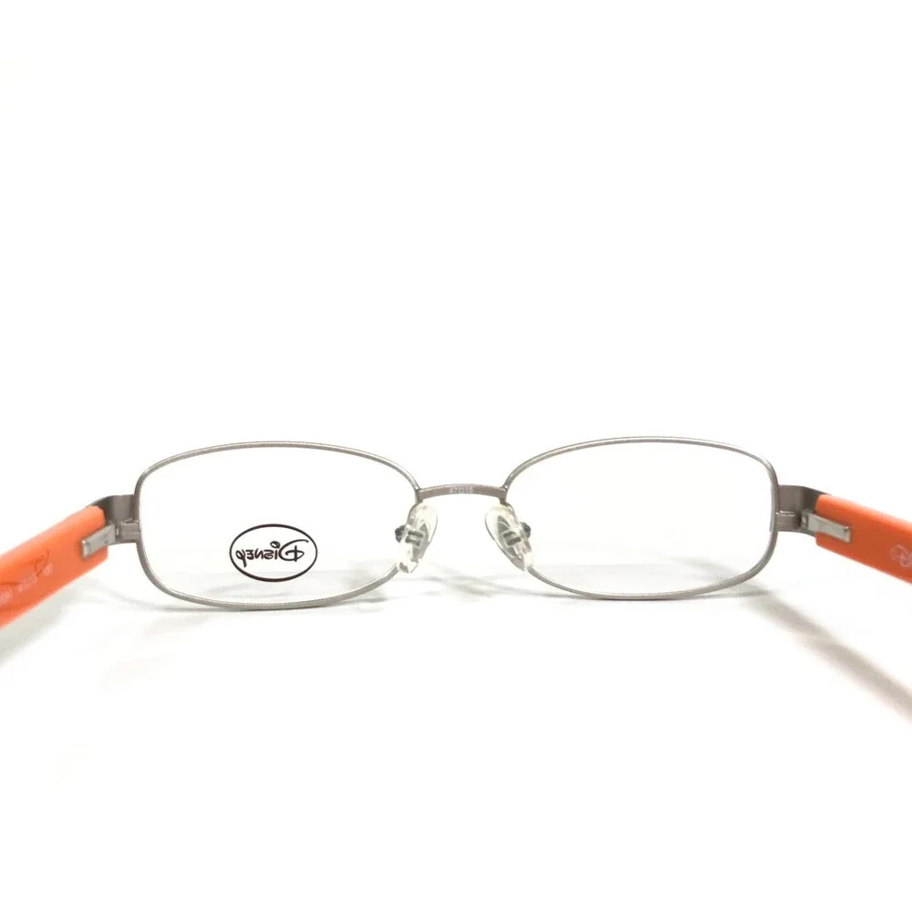 Disney Eyeglasses Frames Kids 3E 1006 3094 Black Orange Silver 47-15-130